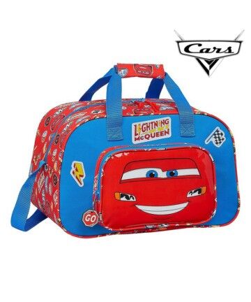 Borsa da Palestra Cars Mc Queen Rosso Azzurro (40 x 24 x 23 cm)