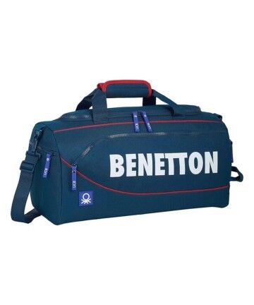 Borsa da Palestra Benetton Blu Marino (50 x 25 x 25 cm)