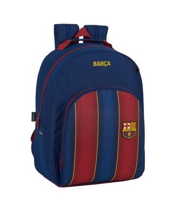 Zaino Scuola F.C. Barcelona Rosso Granato Blu Marino