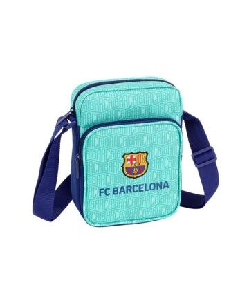 Borsa a Tracolla F.C. Barcelona 19/20 Turchese (16 x 22 x 6 cm)