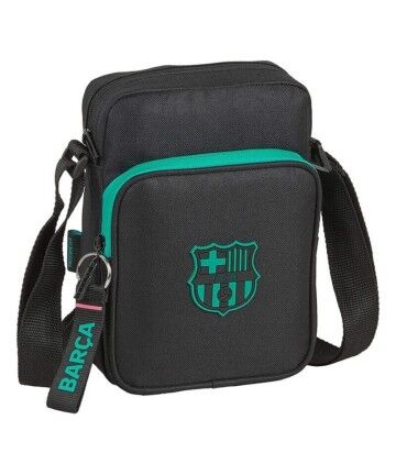 Borsa a Tracolla F.C. Barcelona 20/21 Nero (16 x 22 x 6 cm)