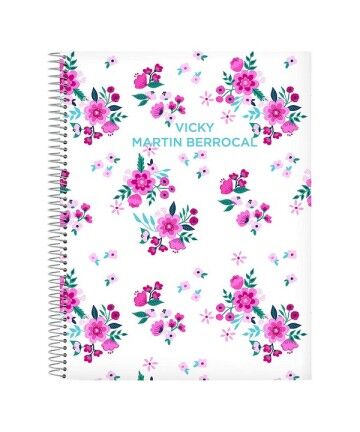 Block Notes Bohemian Rosa Turchese A4