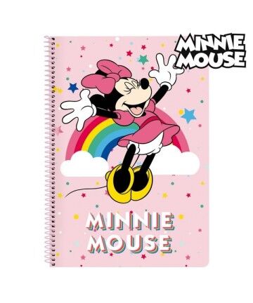 Quaderno con Anelli Minnie Mouse Rosa A4