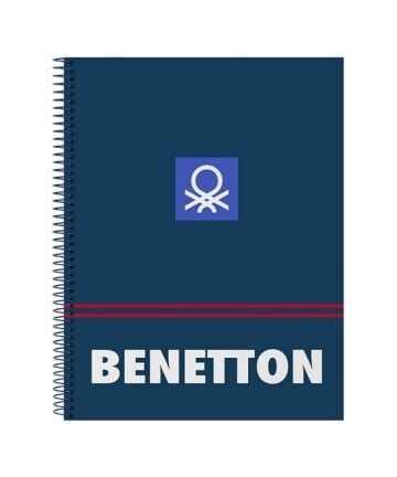 Block Notes Benetton Navy A4 Blu Marino