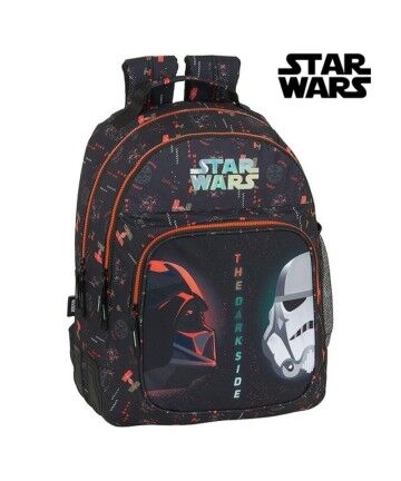 Zaino Scuola Star Wars The Dark Side Nero Arancio