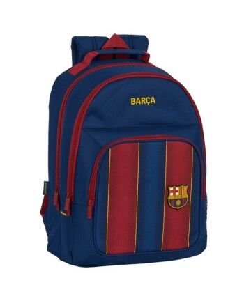 Zaino Scuola F.C. Barcelona Rosso Granato Blu Marino