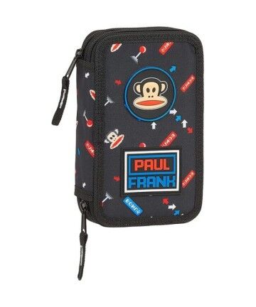 Plumier Doppio Paul Frank Retro Gamer Nero (28 pcs)