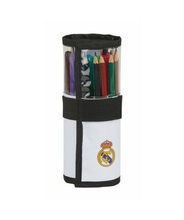 Plumier Real Madrid C.F. 20/21 Pieghevoli Bianco Nero (27 Pezzi)