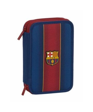 Plumier Doppio F.C. Barcelona 20/21 Rosso Granato Blu Marino (34 Pezzi)