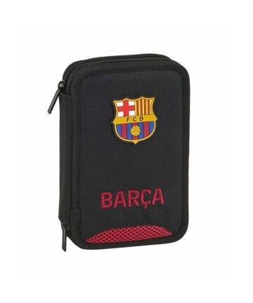 Plumier Doppio F.C. Barcelona Nero (34 Pezzi)