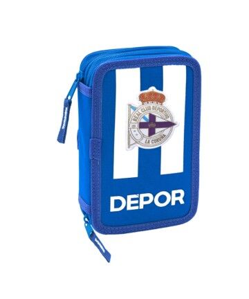 Astuccio Doppio R. C. Deportivo de La Coruña Azzurro Bianco (28 pcs)