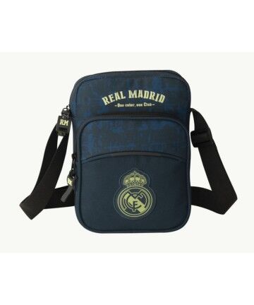 Borsa a Tracolla Real Madrid C.F. 19/20 Blu Marino (16 x 22 x 6 cm)