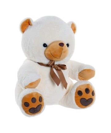 Orsetto di Peluche DKD Home Decor Bianco (40 x 37 x 40 cm)