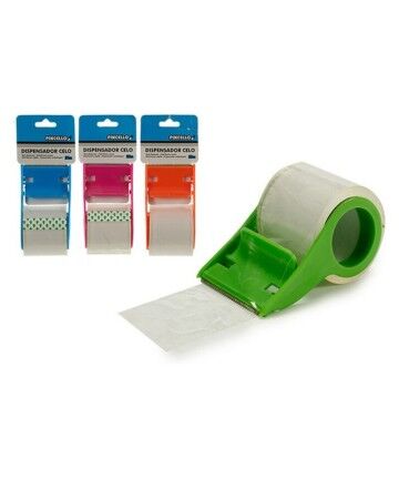 Dispenser Nastro Adesivo Trasparente (5,5 x 15 x 5,5 cm)