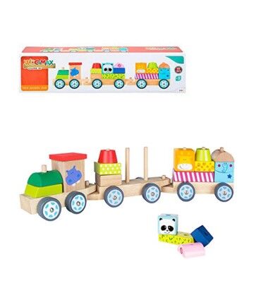 Gioco di Abilità per Bambini 41 cm Treno Legno (18+ mesi)