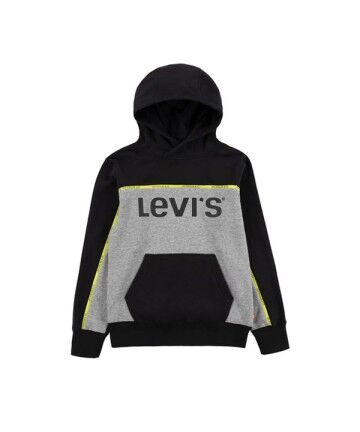 Felpa con Cappuccio Bambino Levi's PULL OVER HOODY 9EB915 Grigio