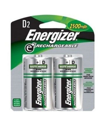 Batterie Ricaricabili Energizer ENRD2500P2 HR20 D2 2500 mAh