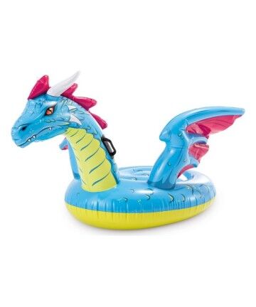 Figura Gonfiabile per Piscina Intex Dragon Azzurro