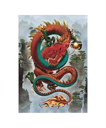 Puzzle The Dragon Of Good Fortune Vincent Hie Educa (500 pcs)