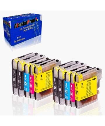 Cartuccia d'inchiostro compatibile LC1000 LC970 (10 pcs) (Ricondizionati A+)