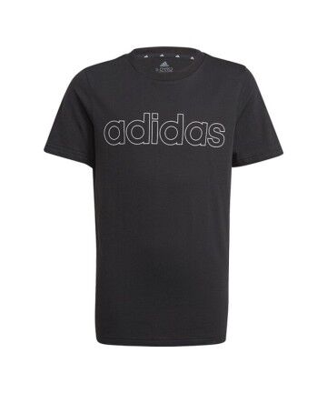 Maglia a Maniche Corte per Bambini B LIN T  Adidas GN4006  Nero