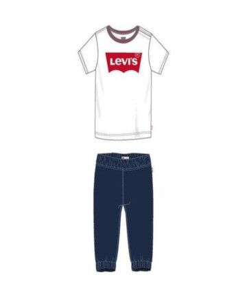 Tuta per Neonati TWILL JOGGER Levi's 6EA924-001  Bianco