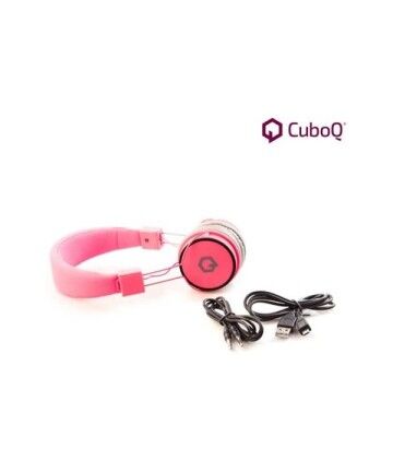 Auricolari Senza Fili Cuboq Rosa (Ricondizionati A+)