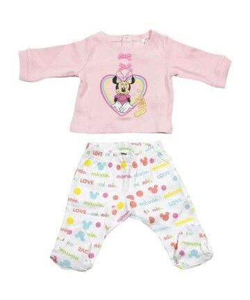 Set di Indumenti Minnie Mouse Neonato Rosa