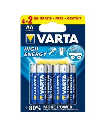 Batterie Alcaline Varta 4906 AA 1,5 V 6 uds