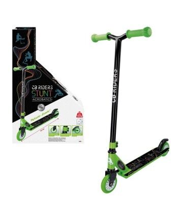 Monopattino Scooter CB Riders Stunt Acrobatics Nero/Verde (61 x 37 x 80 cm)