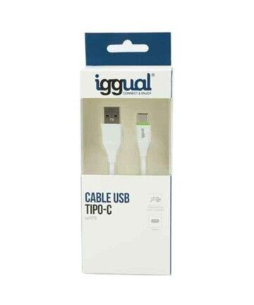 Cavo USB A con USB C iggual IGG316948 1 m Bianco