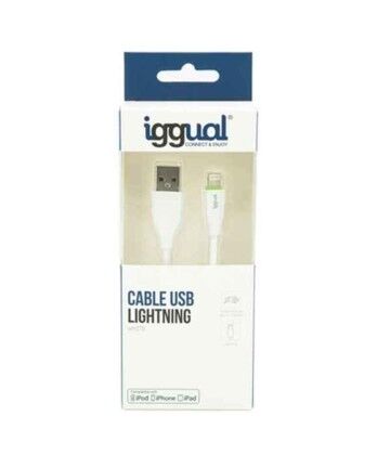 Cavo Lightning iggual IGG316955 1 m Bianco