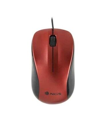 Mouse Ottico Mouse Ottico NGS WIRED 1200 DPI Rosso