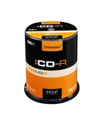 CD-R INTENSO 1001126 52x 700 MB (100 uds)