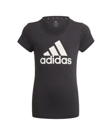 Maglia a Maniche Corte per Bambini Adidas G BL T GN4069 Nero Cotone