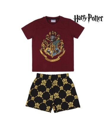 Pigiama Estivo Harry Potter Bimbo Rosso