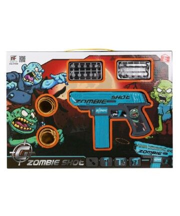 Playset Zombie Shot Pistola a Freccette Azzurro (43 x 30 cm)