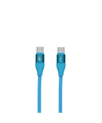 Cavo di Dati/Ricarica con USB Contact Tipo C Azzurro (1,5 m)