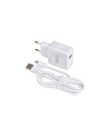 Caricabatterie da Parete + Cavo Micro USB C DCU 66826 Bianco (1 m)