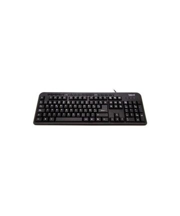 Tastiera iggual CK-BASIC-120T QWERTY USB Nero