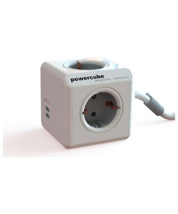 Multipresa Cubo Allocacoc Power Cube USB Grigio