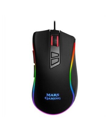 Mouse Gaming con LED Mars Gaming FTRRCA0611 10000 dpi Nero