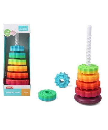 Set di Costruzioni Rainbow Tower (41 x 15 cm)