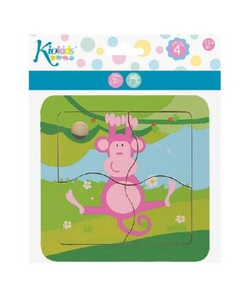 Puzzle Kiokids 4 pcs (15 x 15 cm)