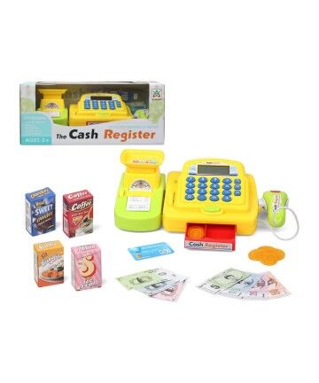 Registratore di Cassa a Giocattolo The Cash Register Giallo (33 x 13 cm)