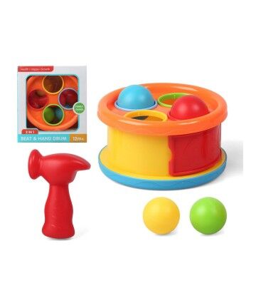 Gioco Educativo Prima Infanzia Beat & Hand Drum Plastica (20 x 18,5 cm)