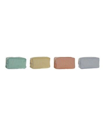 Necessaire DKD Home Decor Poliestere Cotone (4 pcs) (30 x 10 x 15 cm)