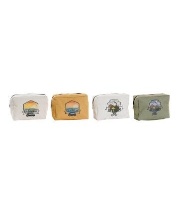 Necessaire DKD Home Decor Tela (4 pcs) (20 x 8 x 14 cm)