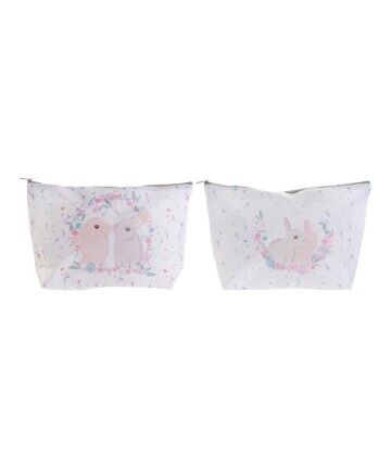 Necessaire per Bambini DKD Home Decor Bianco (2 pcs)