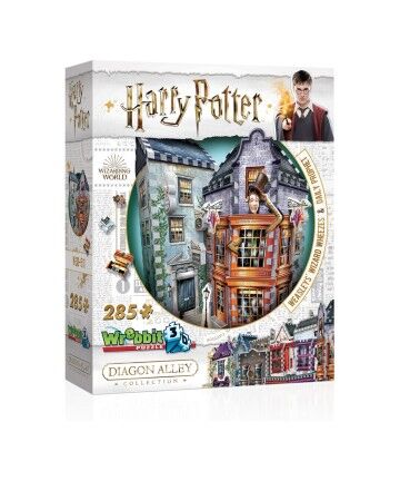 Puzzle 3D Harry Potter Weasley`s Wizard Wheezes & Daily Prophet Wrebbit (285 pcs)